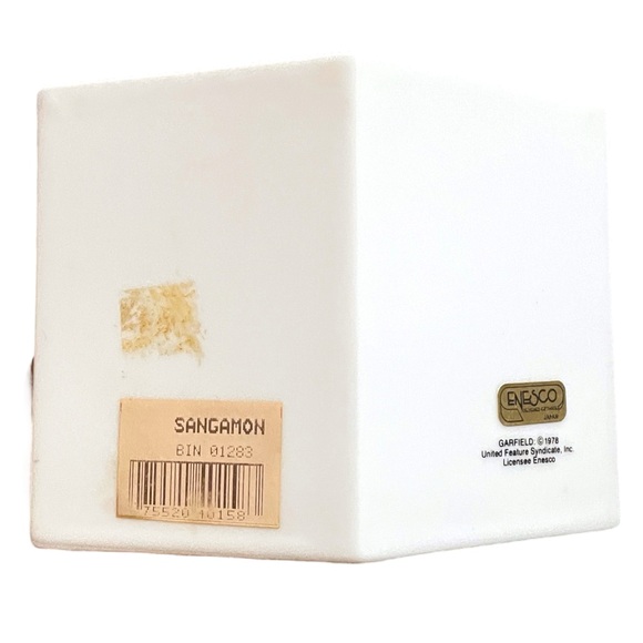 Vintage Garfield 70's Ceramic Birthday Card Plaque Laughing at Birthday Age! - Picture 7 of 12